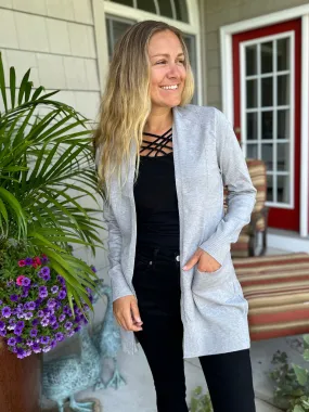 Basic Cardigan in Grey