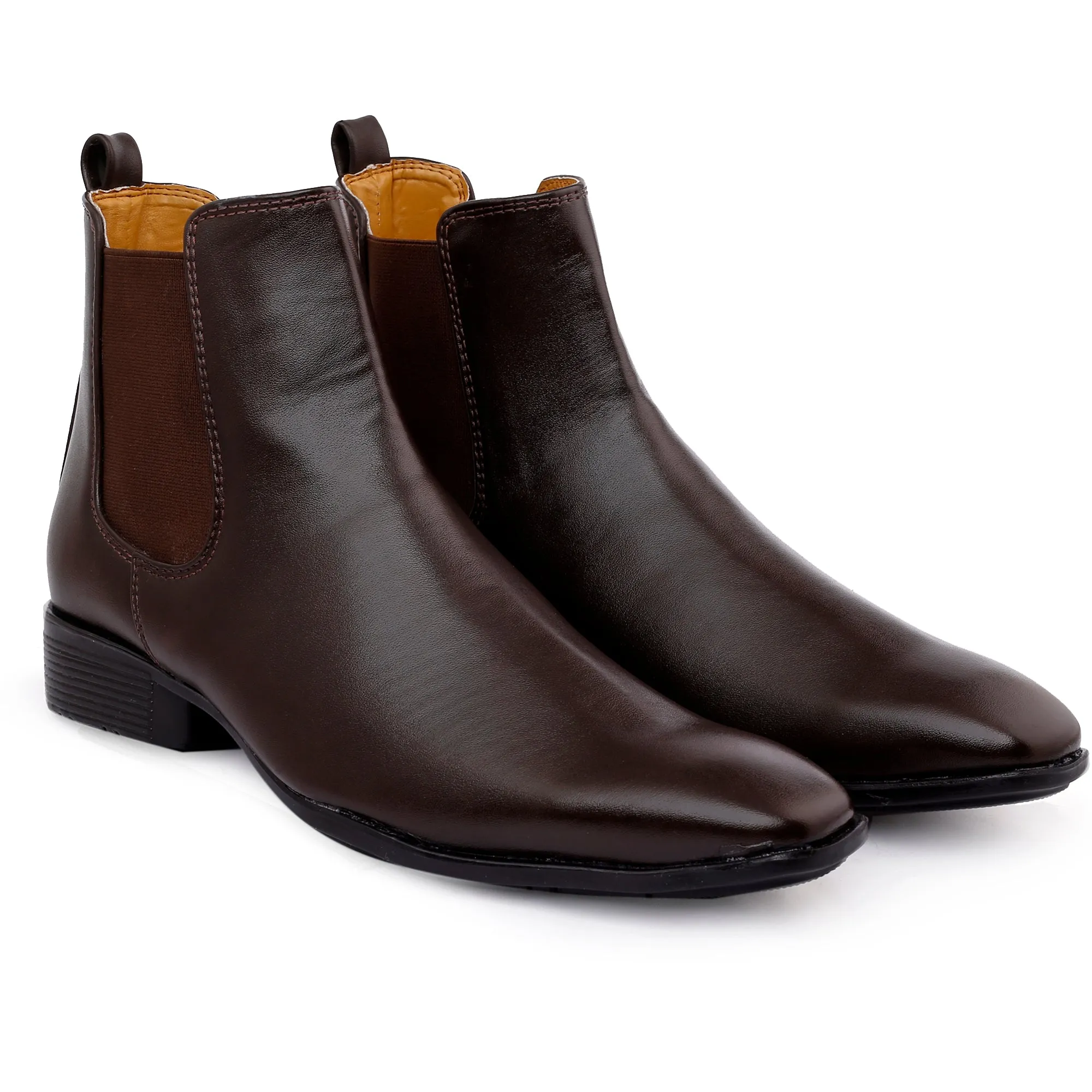 Bxxy's Faux Leather Chelsea Boots for Men