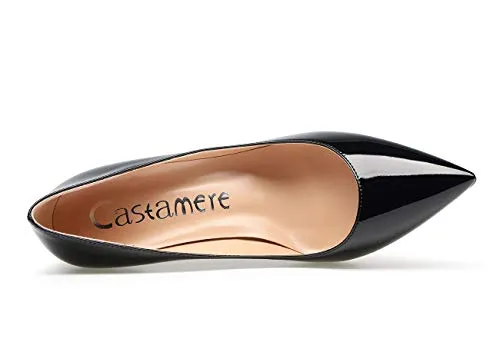 Castamere High Heels Womens Pointed Toe Slip-on Pumps 8.5CM Heels Patent