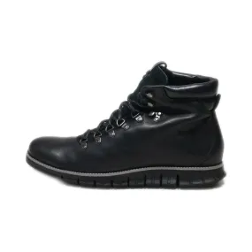 Cole Haan Grand 0S Ankle Boots Leather Black Colour For Men