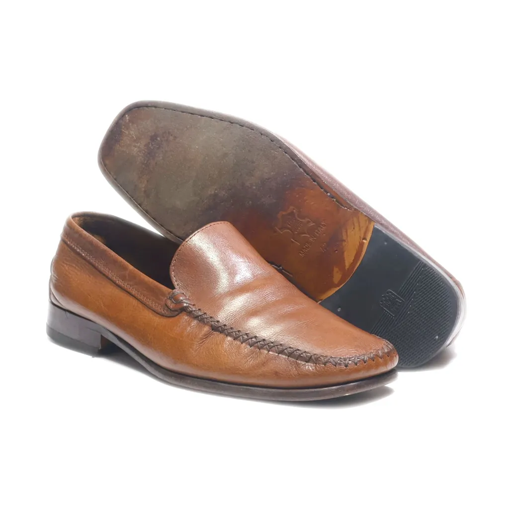 D.Elpori Loafers Leather Brown Colour For Men