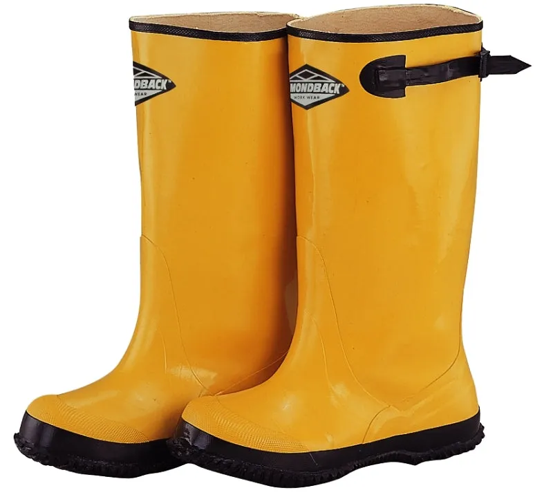 Diamondback RB001-12-C Over Shoe Boots, 12, Yellow, Rubber Upper, Slip on Boots Closure :PR: QUANTITY: 1