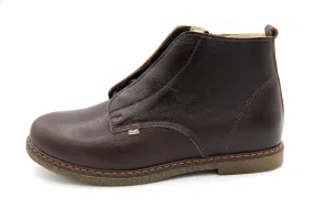 Emel  Brown Lace Up Chukka Boot A-1