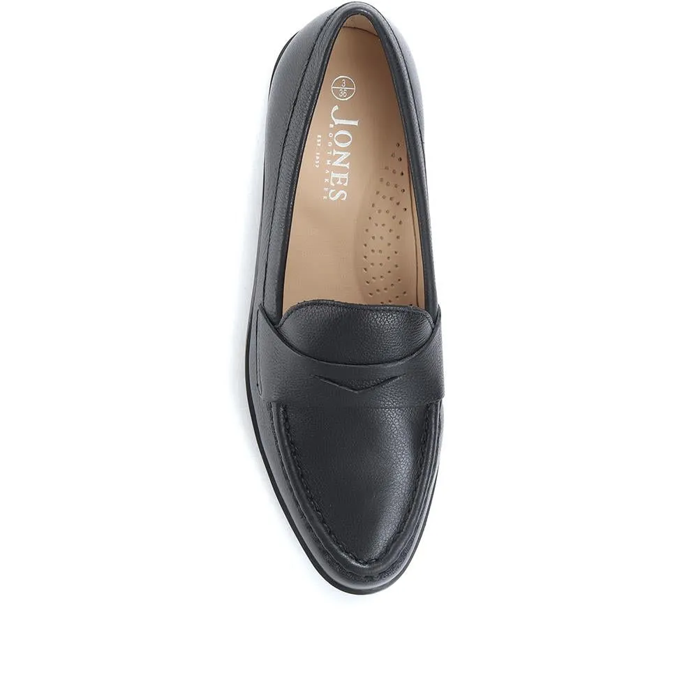 Gessa Leather Penny Loafers - GESSA / 323 117