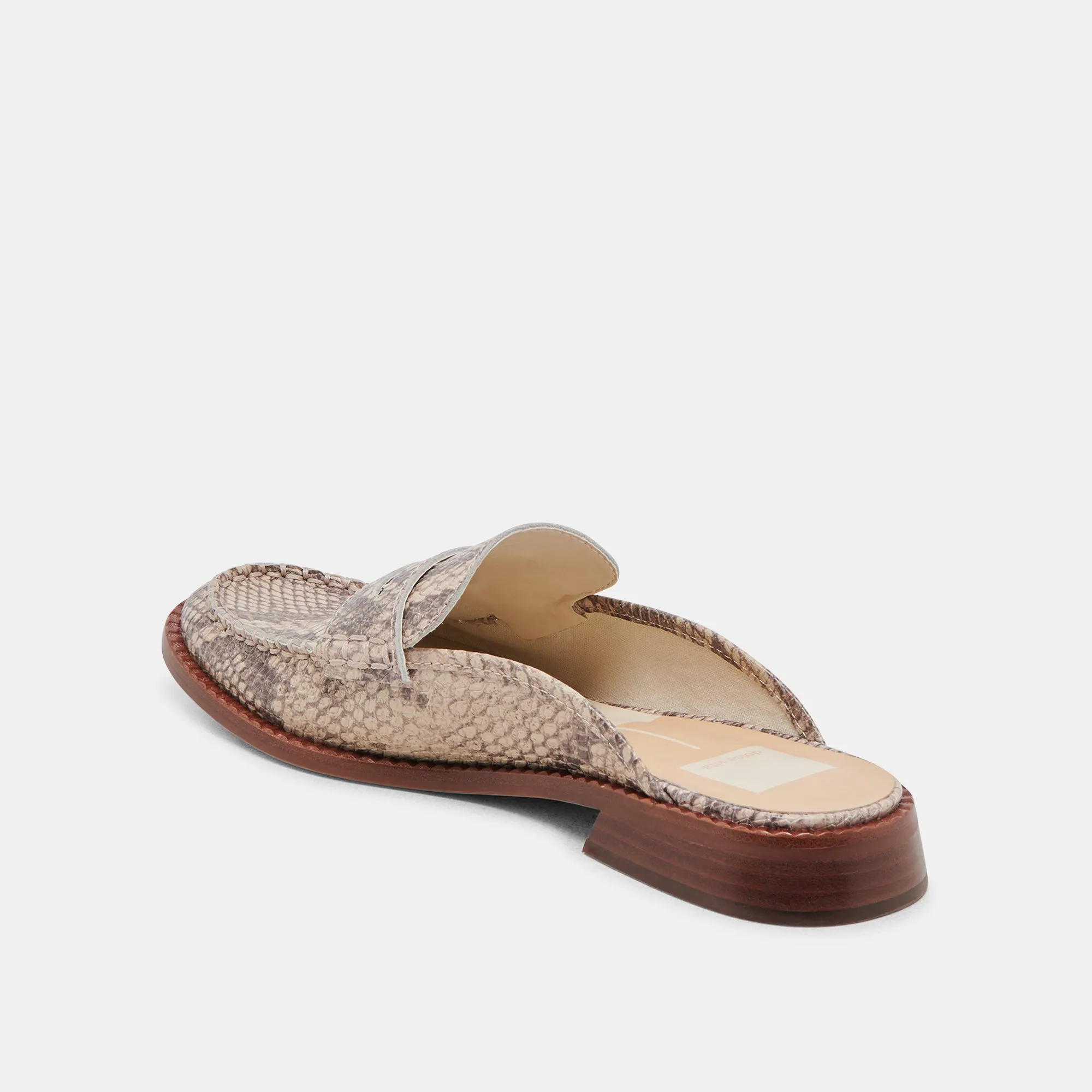 HAVAN LOAFERS SAND SNAKE EMBOSSED