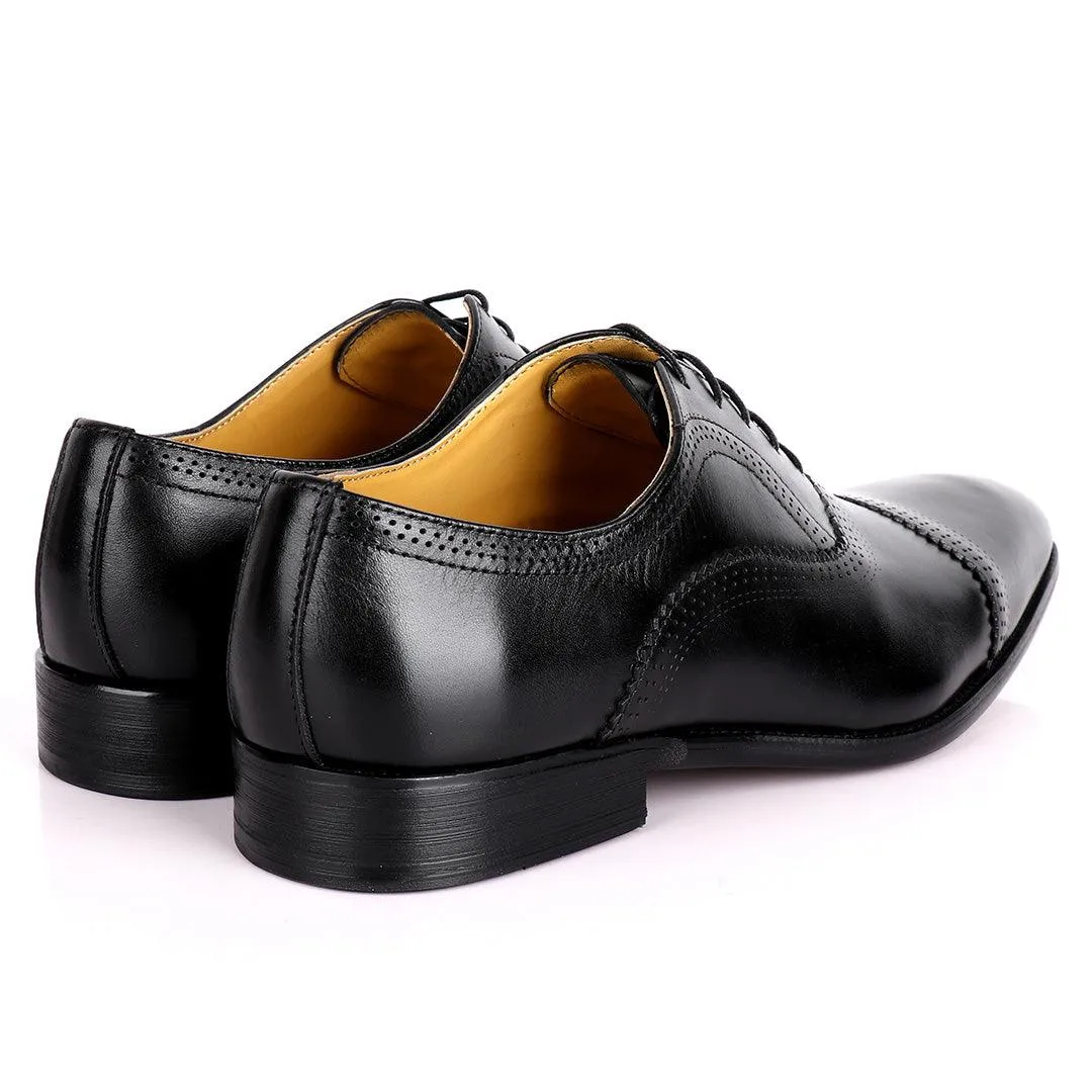 J.M Weston Premium Oxford Men' Shoe-Black