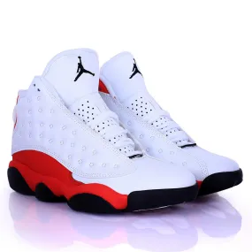 Jord High Classic Basketball Red And White Designed Sneakers