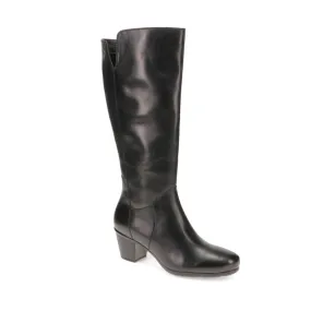 Leather Wide-Calf Long Boots - RNB40036 / 326 579