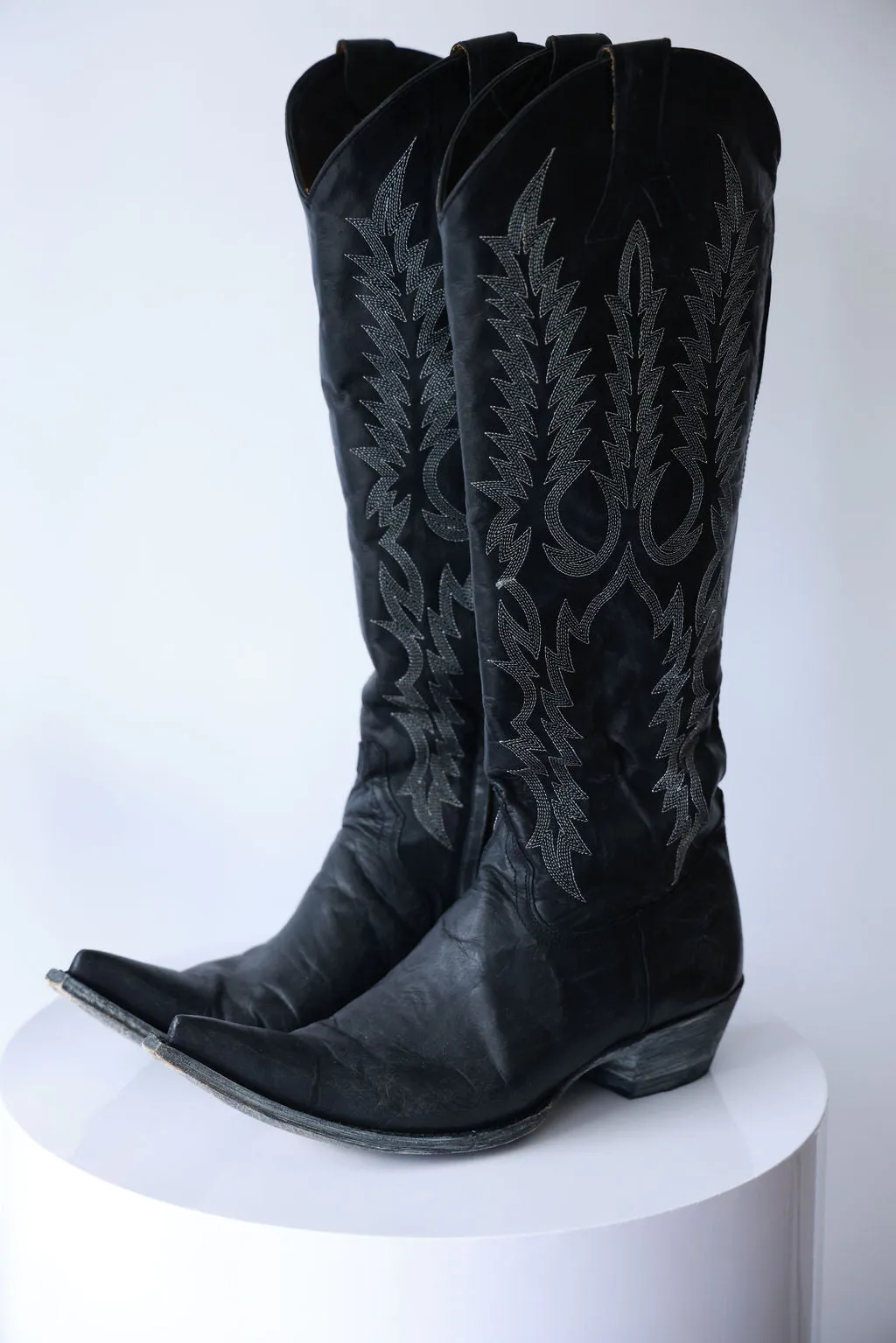 Mayra Black Tall Boots Relaxed Fit