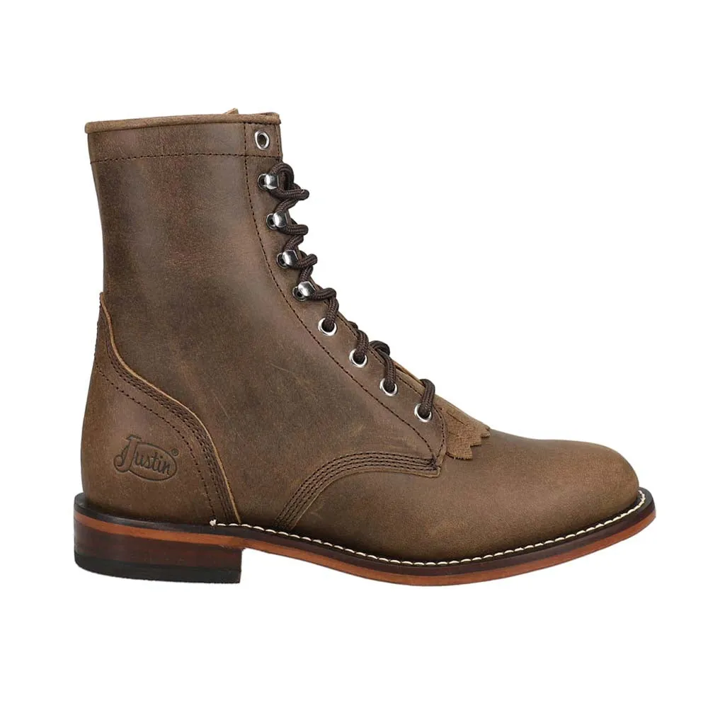 McKean Round Toe Lace Up Boots