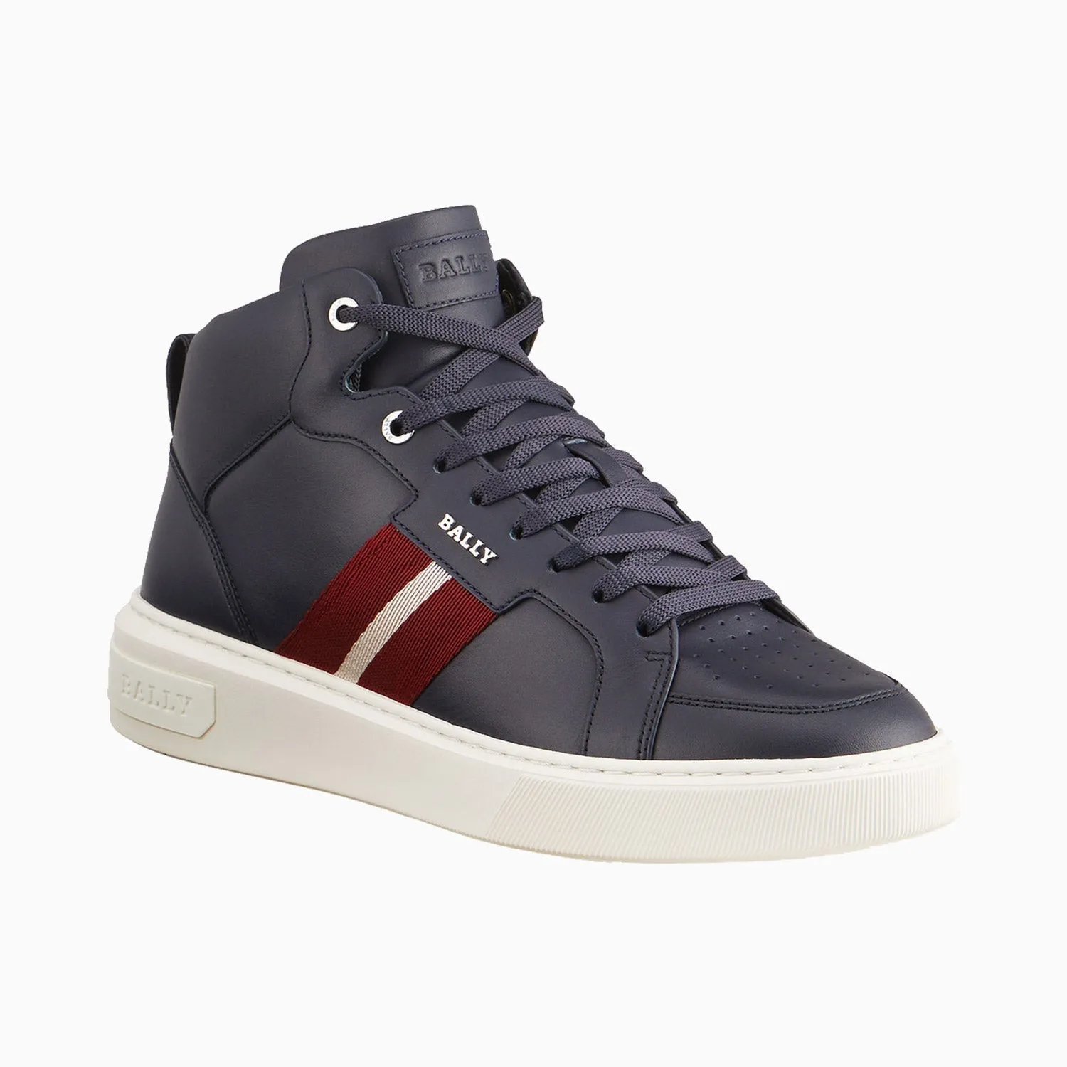 Men's Myles Calf Plain Leather Sneakers