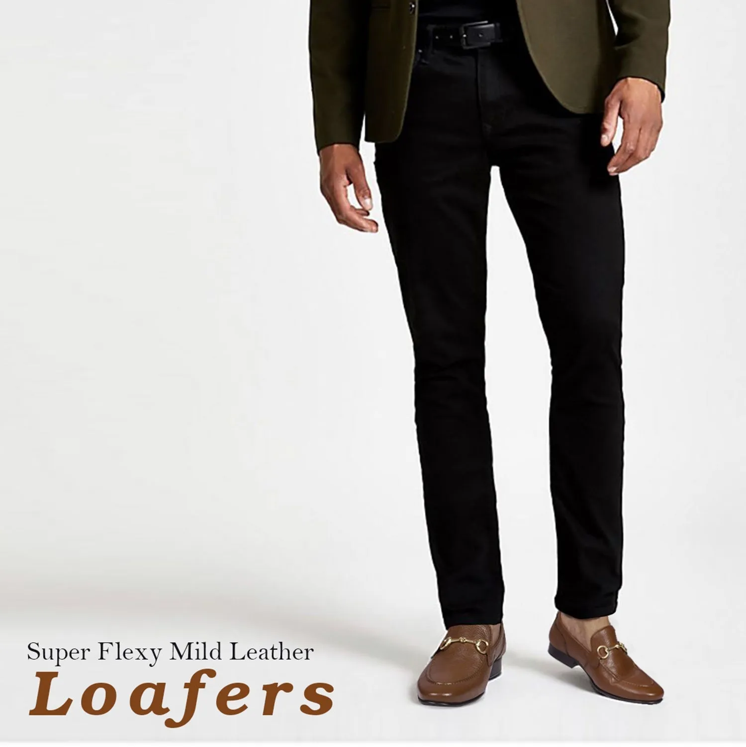 Most Comfortable Loafer In Textured Tan Leather