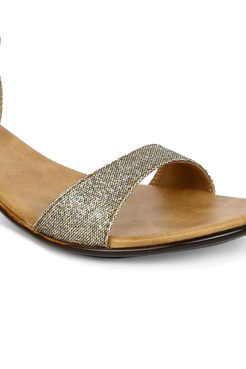 SOLES Elegant Champagne Heels Sandals - Sophisticated Style for Any Occasion