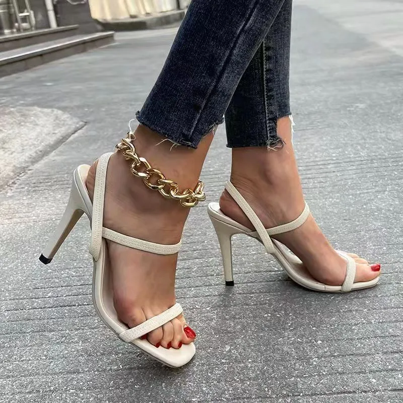 Spring Summer Large Size 36-43 Fine High Heels