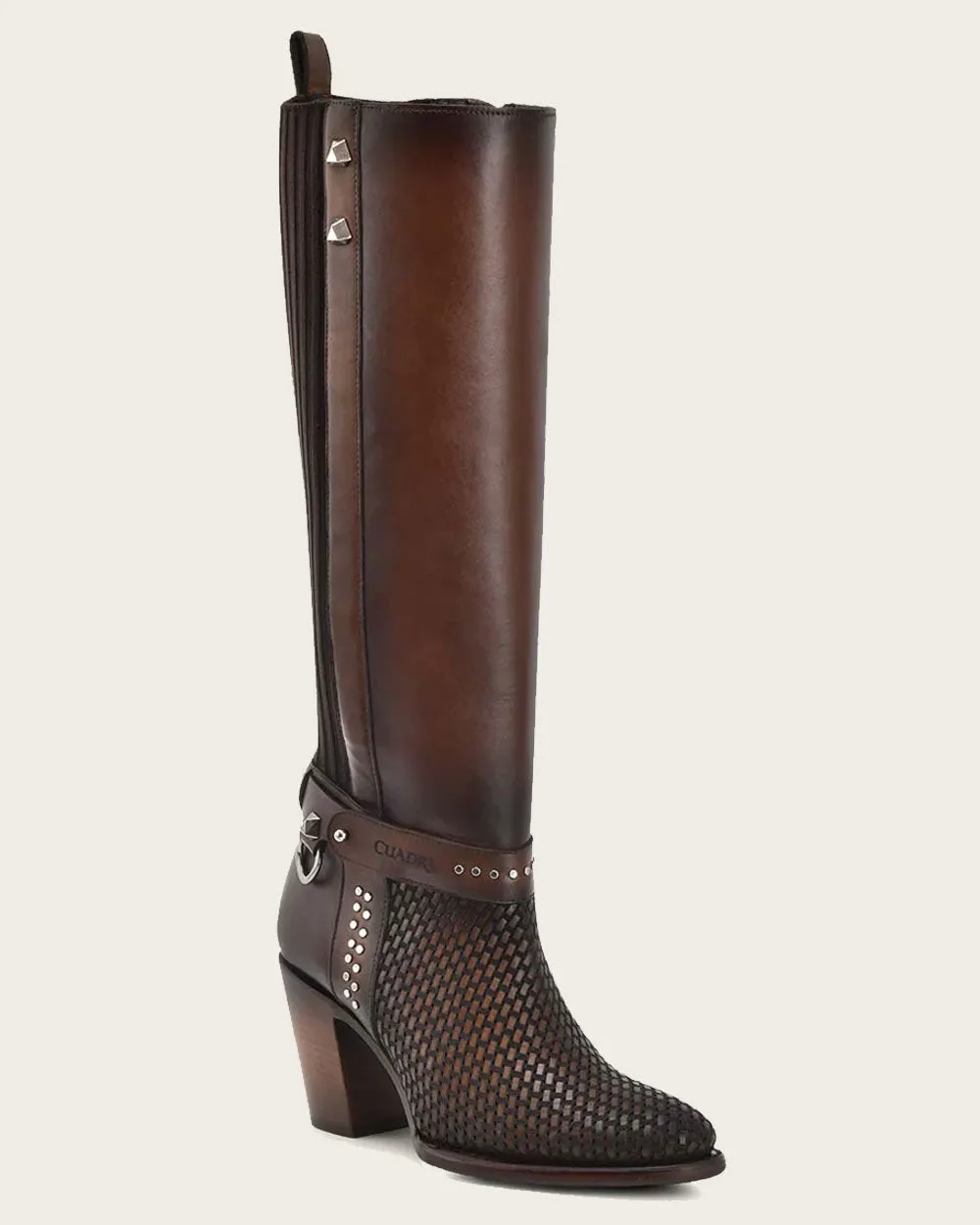 Tall stylish honey boot