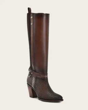 Tall stylish honey boot