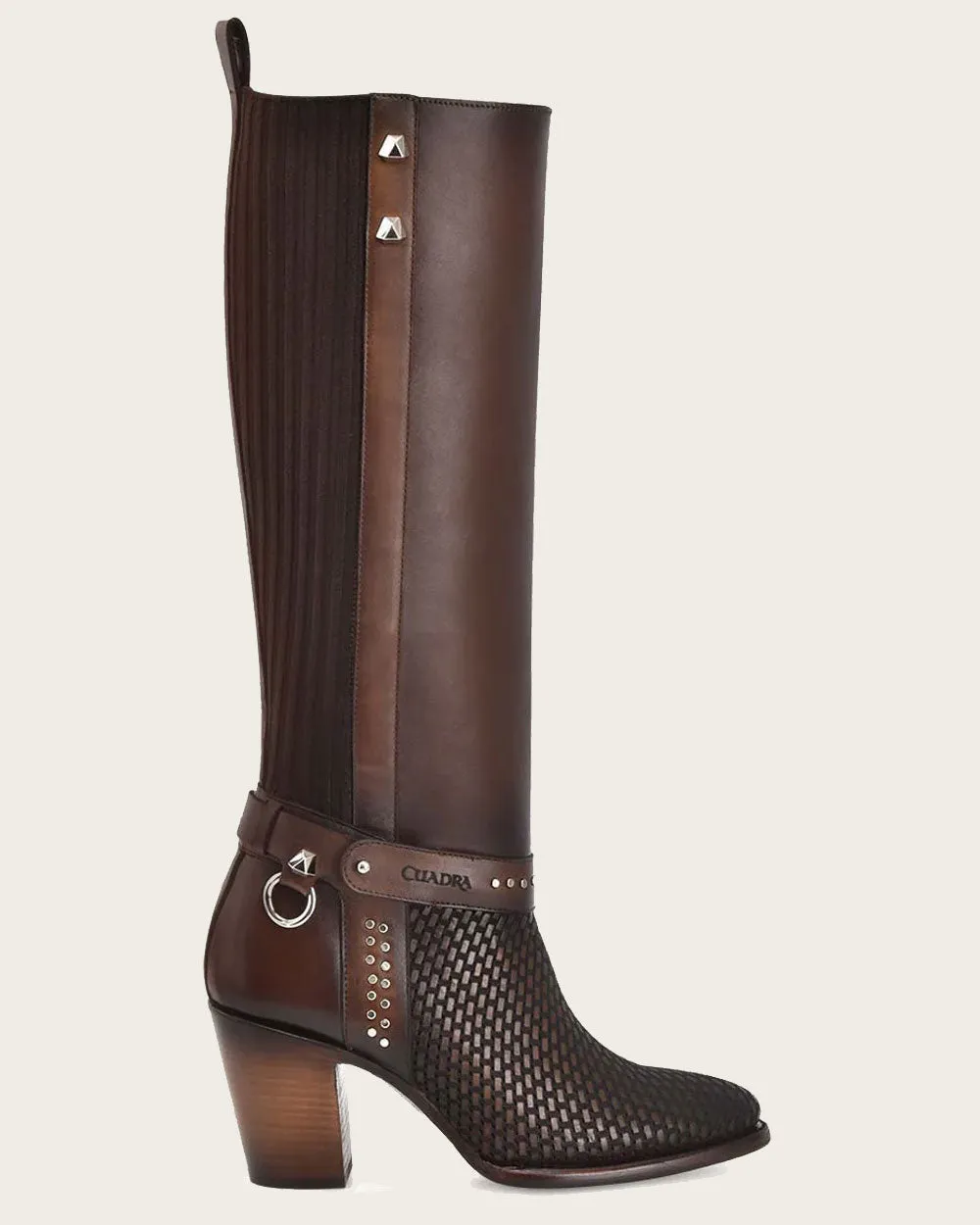 Tall stylish honey boot