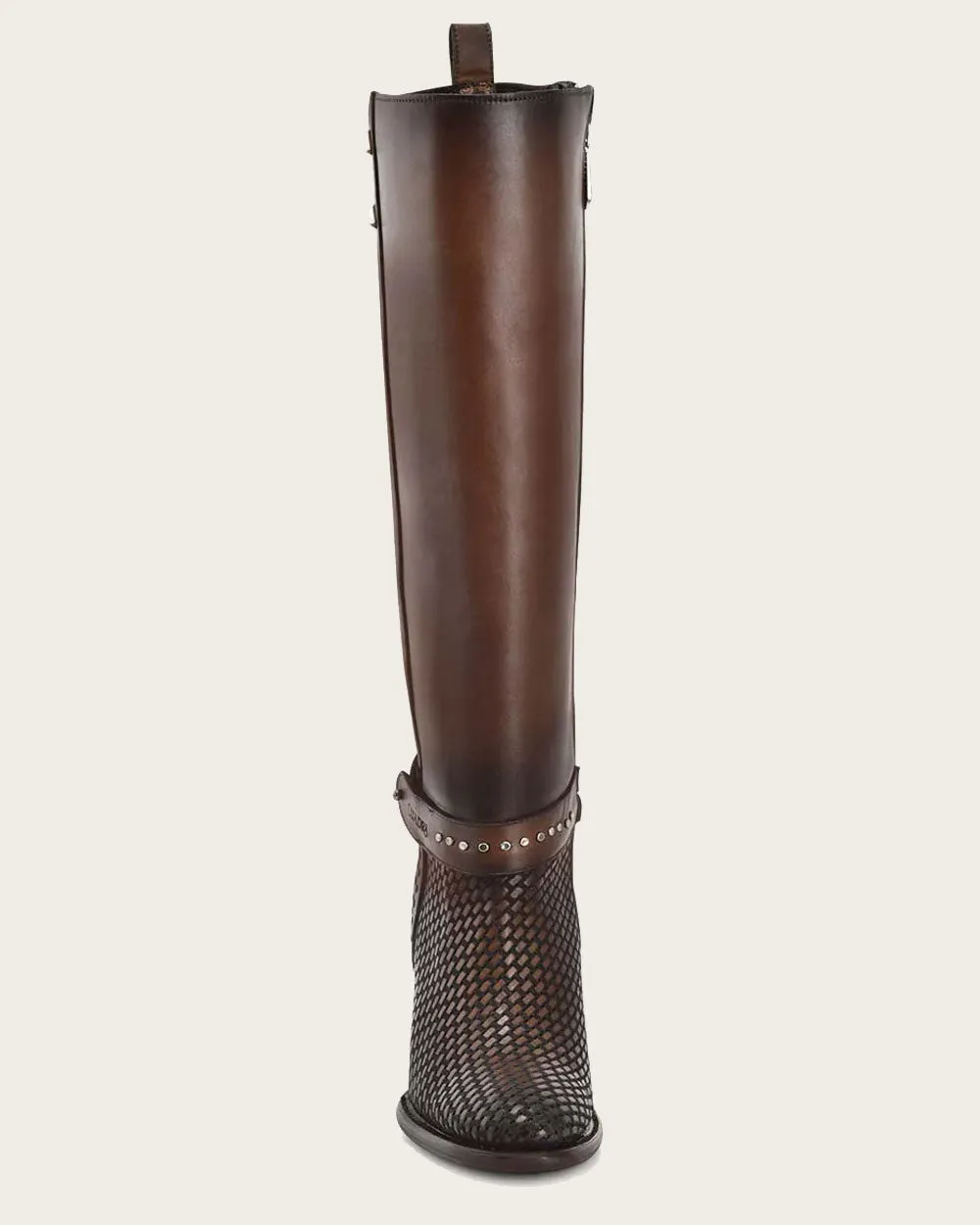 Tall stylish honey boot