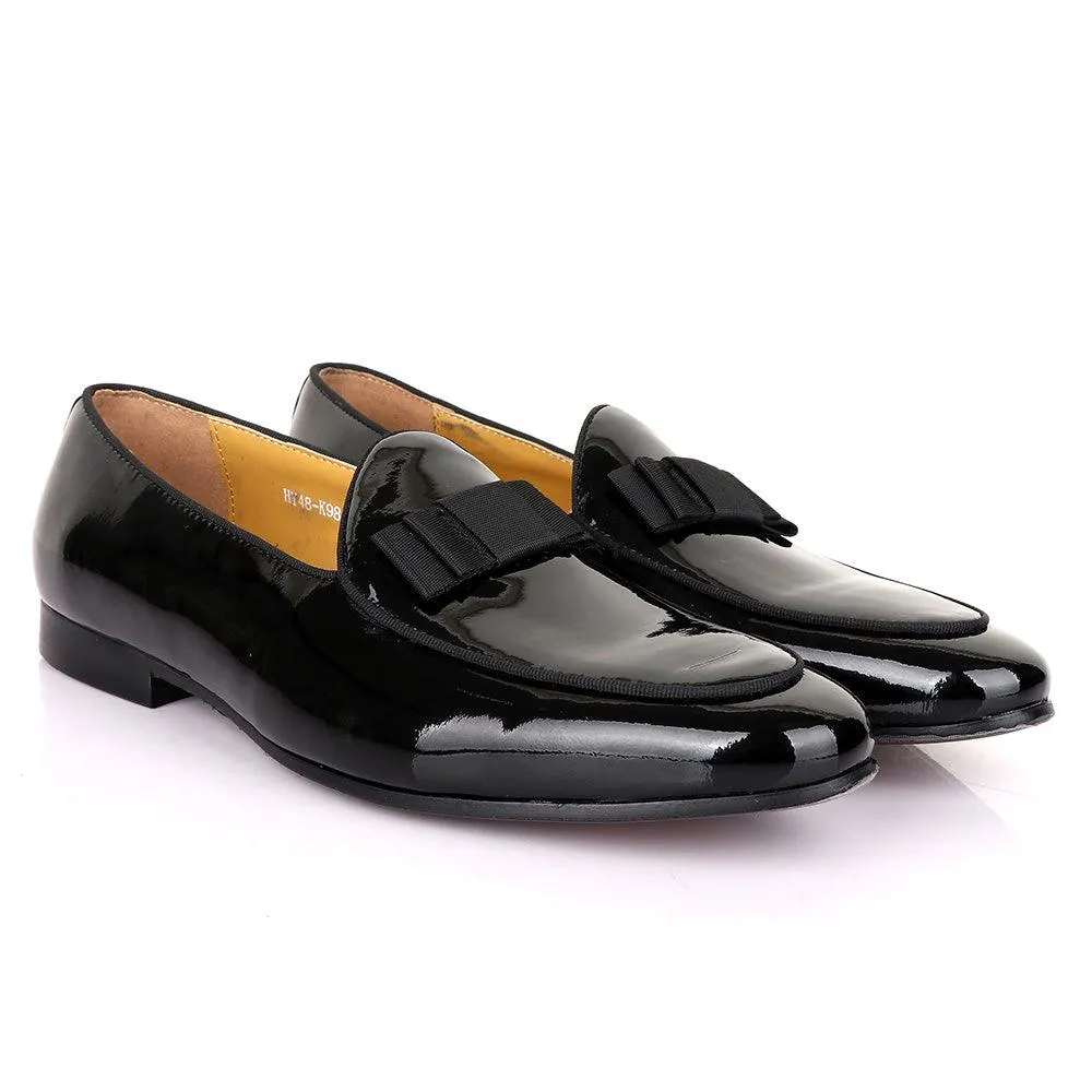 Terry Taylors Glossy Black Formal Leather Shoe